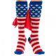 Picture of Bioworld American Flag Knee High Cape Socks