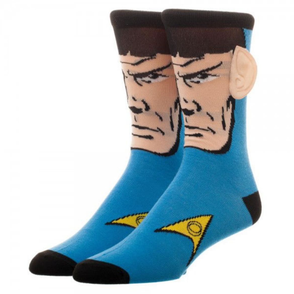 Picture of Star Trek Spock with Ears 360 Character Socks