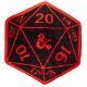 Picture of Dungeons & Dragons Dice Shaped Fleece Throw Blanket
