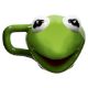 Picture of The Muppets Kermit the Frog 20 oz. Sculpted Ceramic Mug