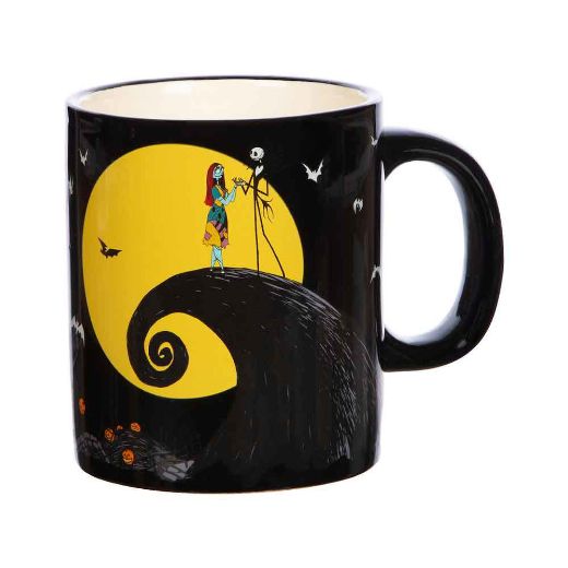 Picture of The Nightmare Before Christmas Jack & Sally 16 oz. Ceramic Mug
