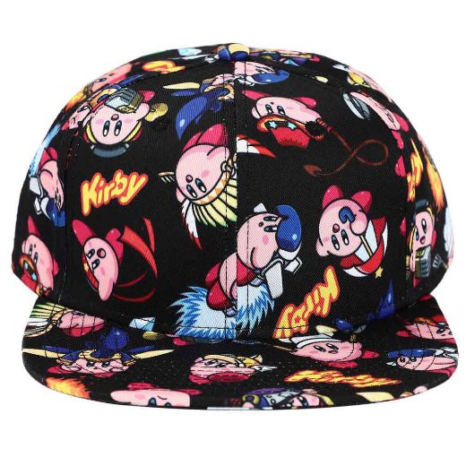 Picture of Kirby Powered Up AOP Sublimated Flat Bill Snapback
