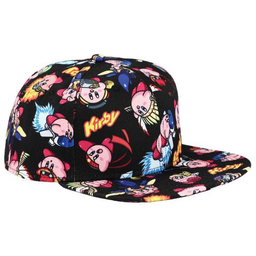 Picture of Kirby Powered Up AOP Sublimated Flat Bill Snapback