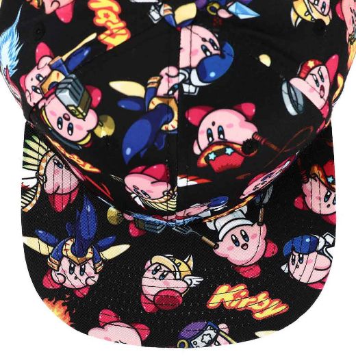 Picture of Kirby Powered Up AOP Sublimated Flat Bill Snapback