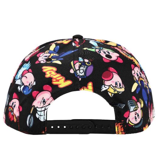 Picture of Kirby Powered Up AOP Sublimated Flat Bill Snapback