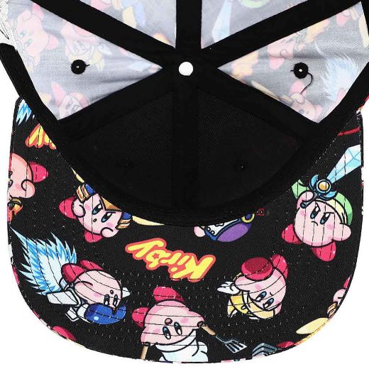 Picture of Kirby Powered Up AOP Sublimated Flat Bill Snapback