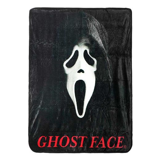 Picture of Ghost Face Fleece Throw Blanket