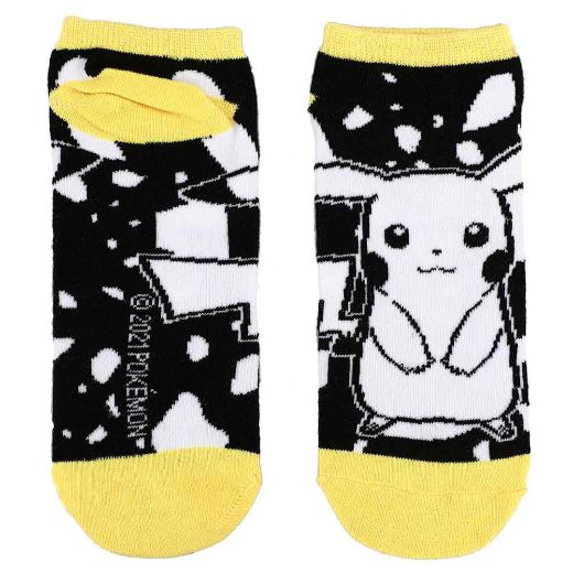 Picture of Pokemon Characters 5 Pair Ankle Socks