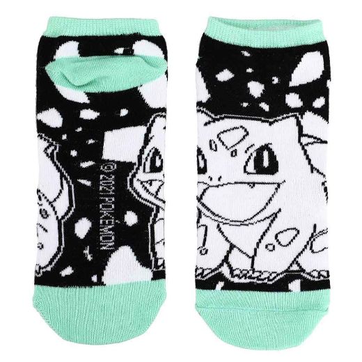 Picture of Pokemon Characters 5 Pair Ankle Socks