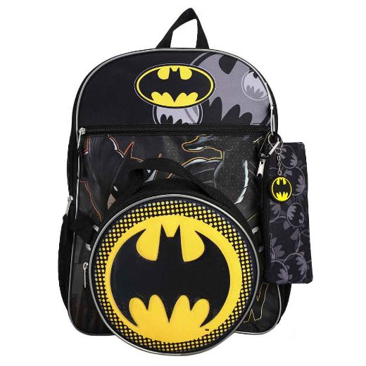 Picture of DC Comics Batman 5 pc Backpack Set