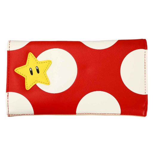 Picture of Super Mario Super Mushroom Bi-fold Wallet