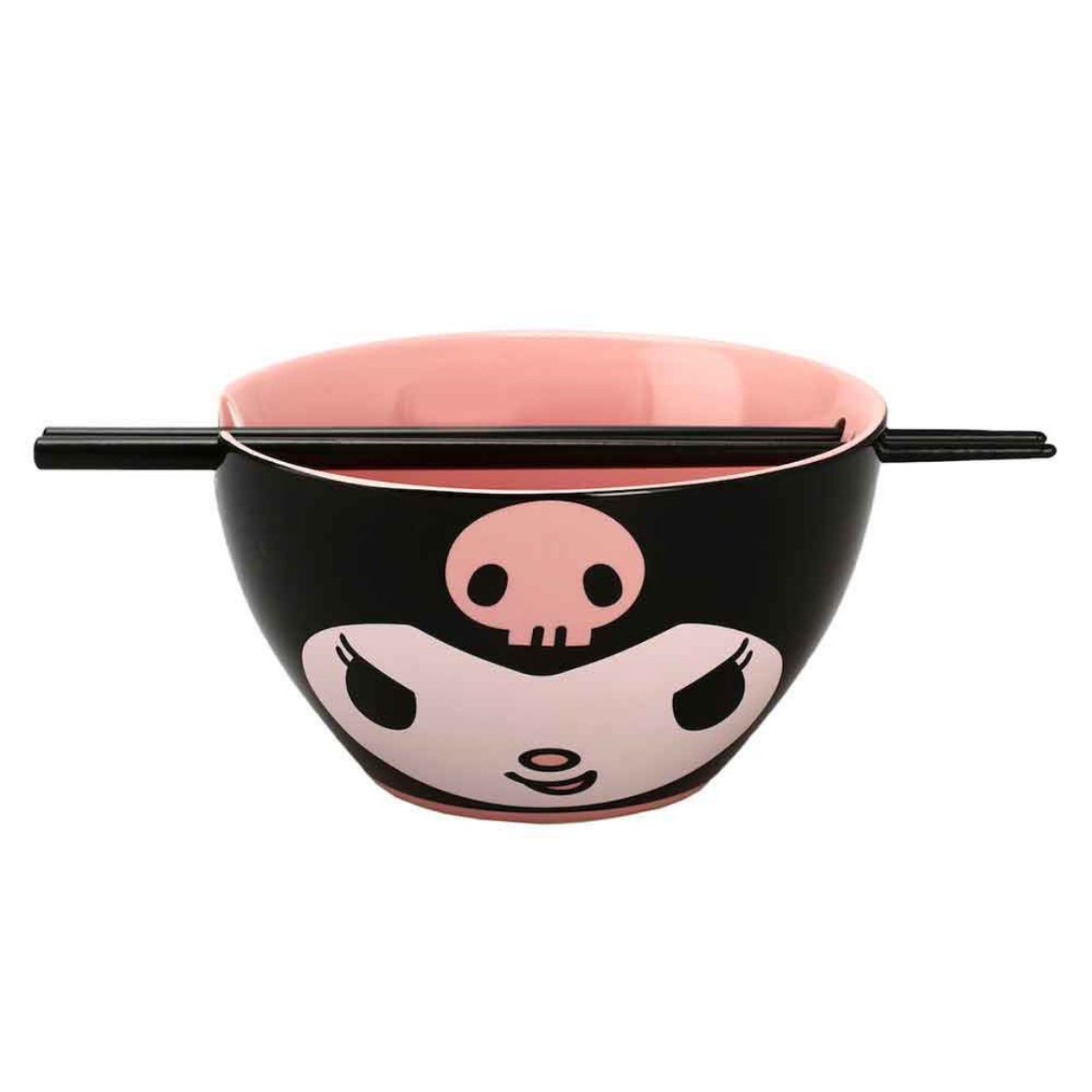 Picture of Kuromi 20 oz. Ceramic Ramen Bowl with Chopsticks