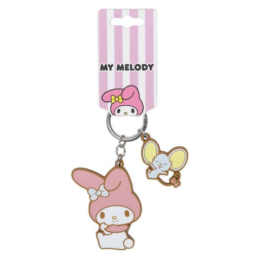 Picture of My Melody & Flat Keychain