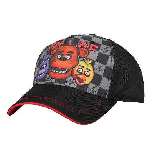 Picture of Five Nights at Freddy's Curved Bill Snapback & Bi-fold Wallet Combo