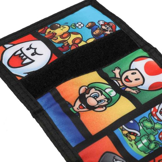Picture of Super Mario Bros Flat Bill Snapback & Bi-fold Wallet Combo