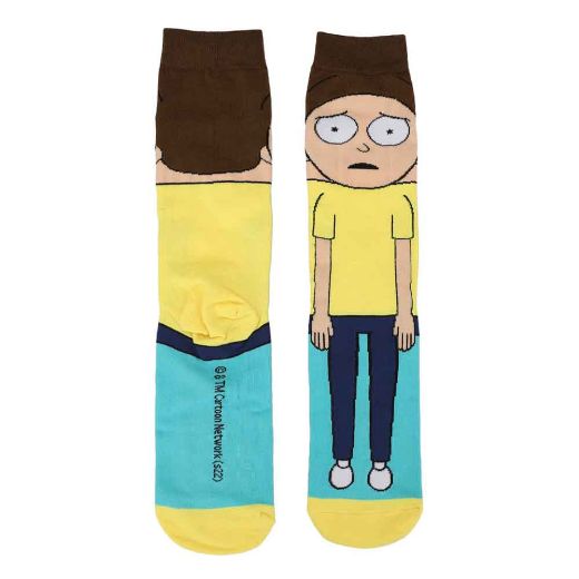 Picture of Rick & Morty Animigos 360 Character 3 Pair Crew Socks