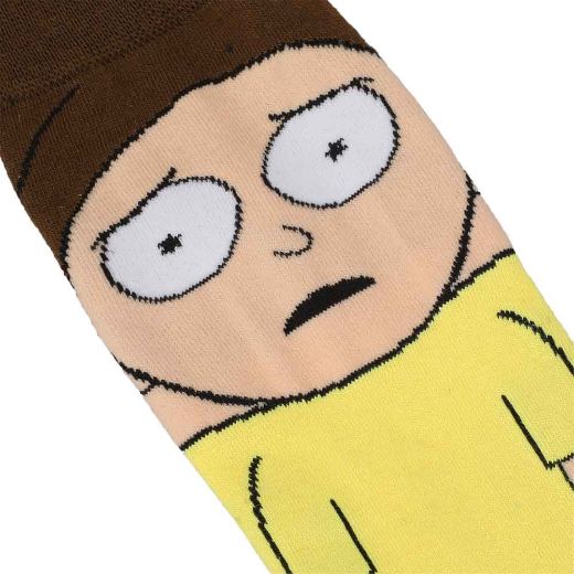 Picture of Rick & Morty Animigos 360 Character 3 Pair Crew Socks
