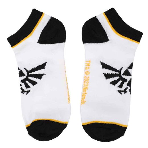 Picture of Zelda Hyrule Crest 5 Pair Ankle Socks