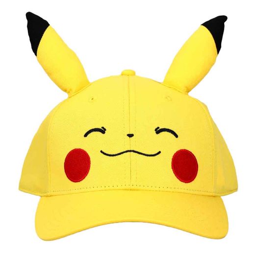Picture of Pokemon Pikachu 3D Cosplay Pre Curved Bill Snapback