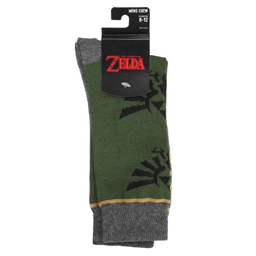Picture of Zelda Hyrule Crest Crew Socks