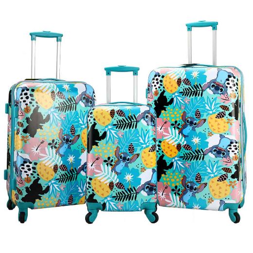 Picture of Disney Stitch Tropical AOP 3 Piece Luggage Set