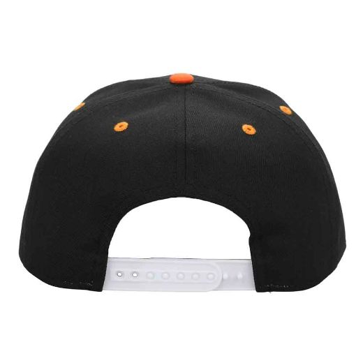Picture of Chainsaw Man Raised Logo Embroidered Pre-Curved Bill Snapback