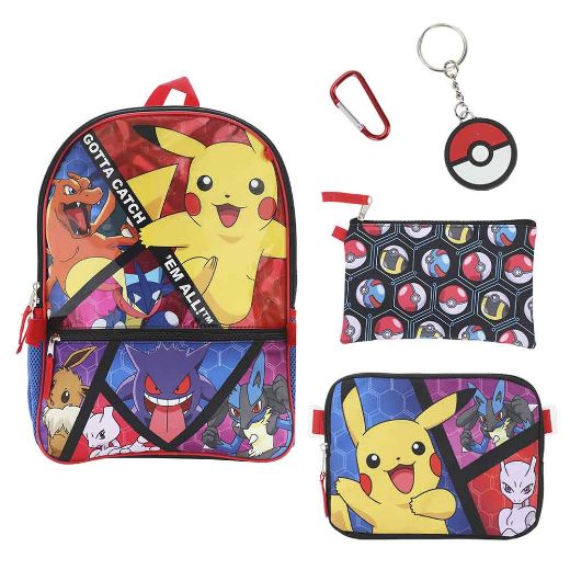 Picture of Pokemon Gotta Catch 'Em All 5pc Backpack Set