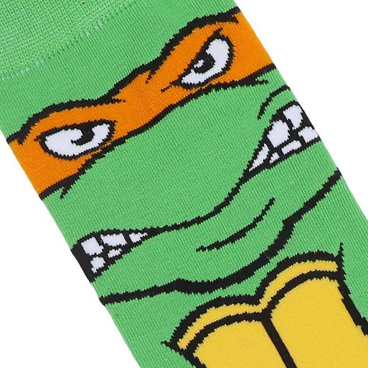 Picture of Teenage Mutant Ninja Turtles Michelangelo Animigos 360 Character Socks