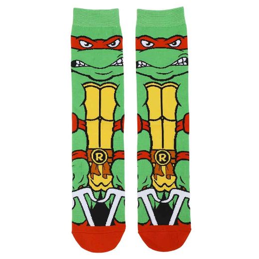 Picture of Teenage Mutant Ninja Turtles Raphael Animigos 360 Character Socks