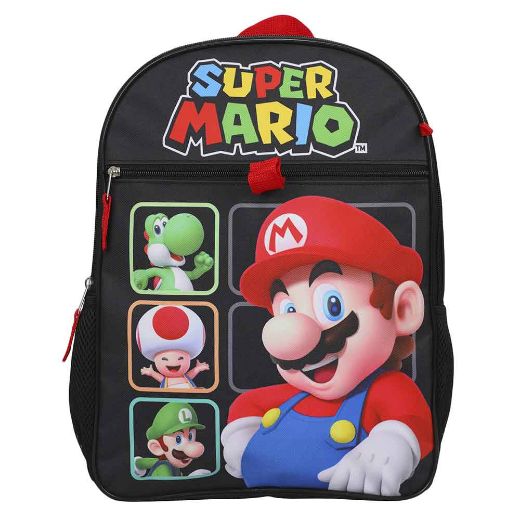 Picture of Super Mario Youth 5 pc Backpack Set