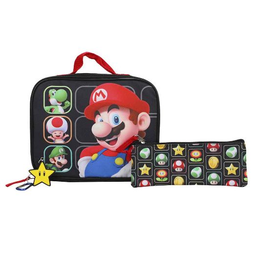 Picture of Super Mario Youth 5 pc Backpack Set