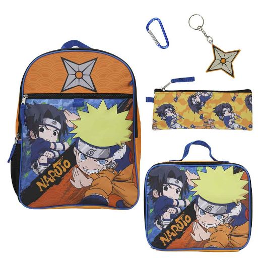 Picture of Naruto Chibi 5 pc Youth Backpack Set