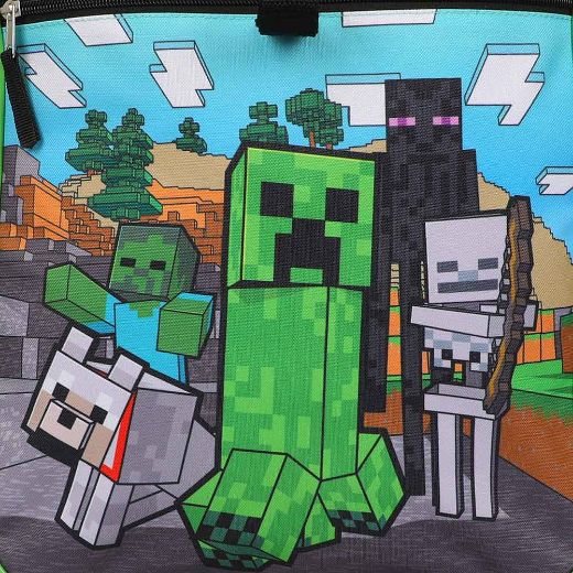 Picture of Minecraft Adventure Mode 5 pc Youth Backpack Set