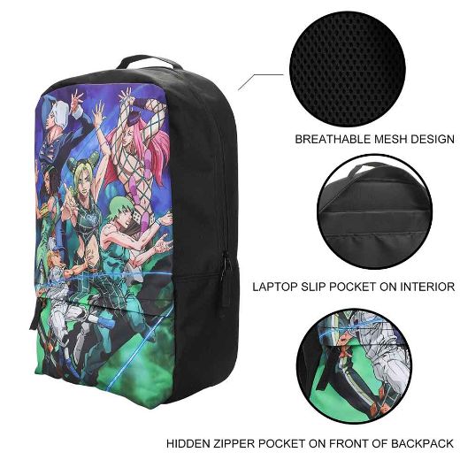 Picture of Jojo'S Bizarre Adventure Print Laptop Backpack