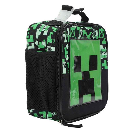 Picture of Minecraft Creeper Insulated Lunch Tote