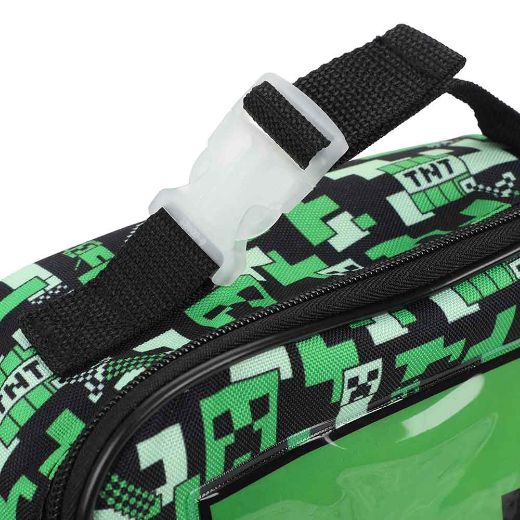 Picture of Minecraft Creeper Insulated Lunch Tote
