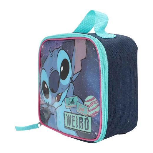 Picture of Disney Stitch Let's Get Weird Insulated Lunch Tote