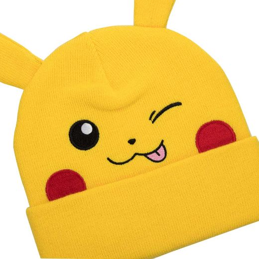 Picture of Pokemon Pikachu Youth Beanie & Gloves Combo