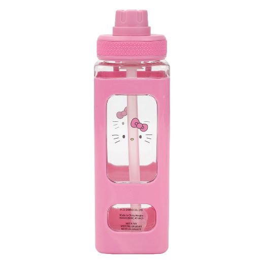 Picture of Hello Kitty 24 oz. Square Plastic Water Bottle