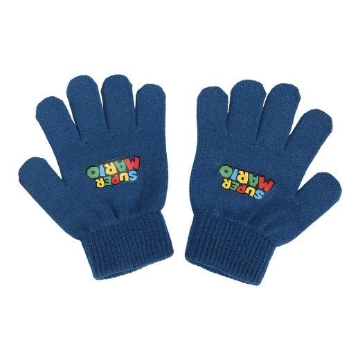 Picture of Super Mario Striped Beanie & Glove Combo