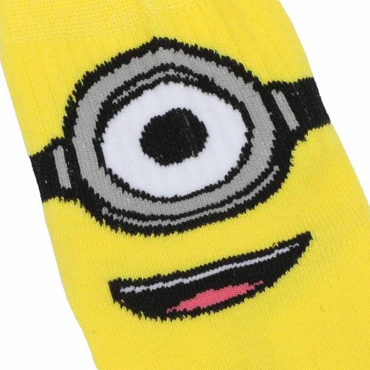 Picture of Minions Woman Quarter Crew 3 Pack Socks
