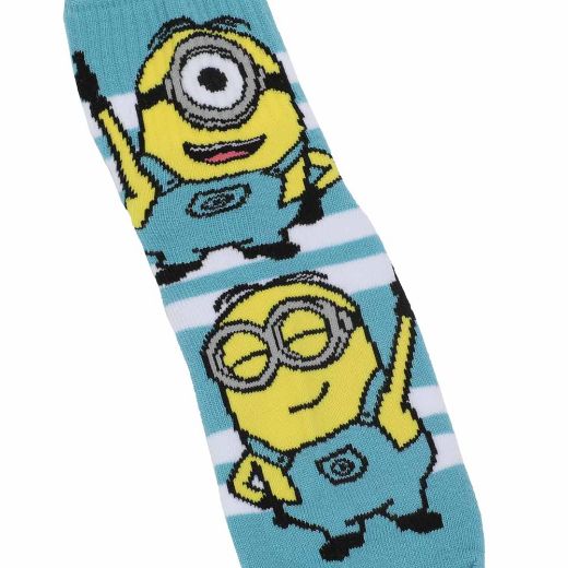 Picture of Minions Woman Quarter Crew 3 Pack Socks