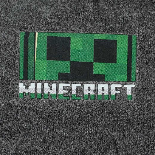 Picture of Minecraft Creeper Peek-a-Boo Youth Beanie & Gloves Combo