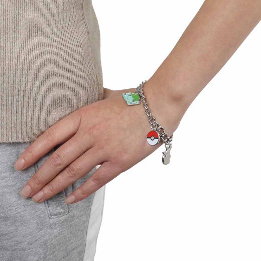 Picture of Pokemon Character Multi-Charmed Bracelet