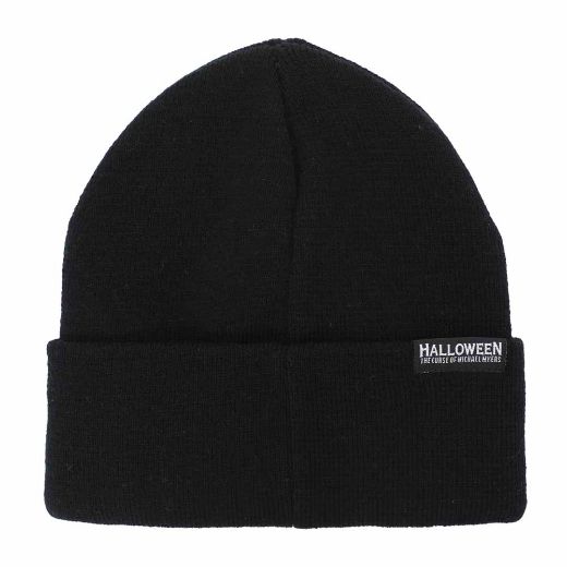 Picture of Halloween Michael Myers Sublimated Patch Cuff Beanie