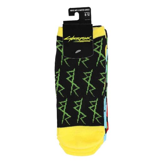 Picture of Cyberpunk EdgeRunners Men's 5 Pair Ankle Socks