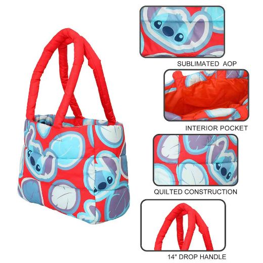 Picture of Disney Stitch Oversized Puffer Tote Bag