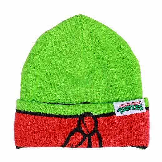 Picture of Teenage Mutant Ninja Turtles Raphael Cosplay Roll Down Beanie