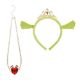 Picture of DreamWorks Shrek Fiona Cosplay Headband & Necklace Set