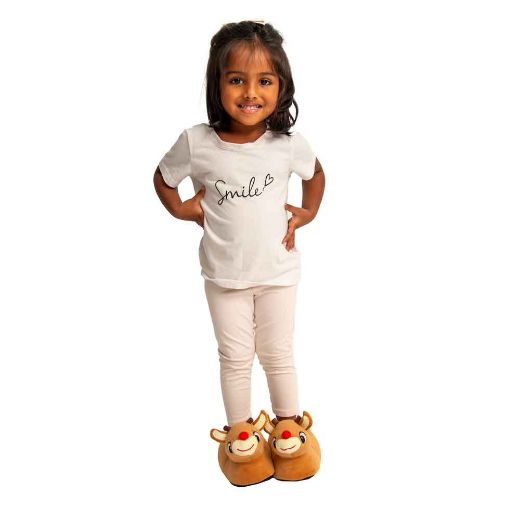 Picture of Rudolph Youth 3D Plush Slippers